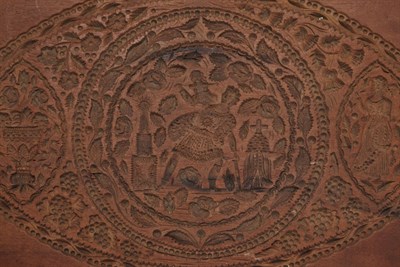 Lot 279 - Carved Mahogany Cake Board John Conger, New...