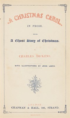 Lot 423 - DICKENS, CHARLES Set of The Christmas Books....