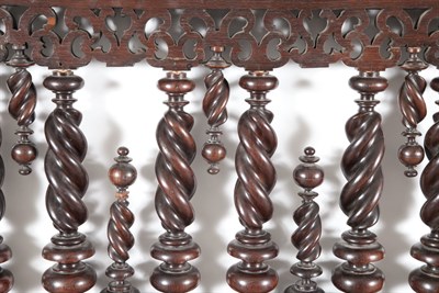 Lot 575 - Portuguese Rosewood Double Bedstead 19th...