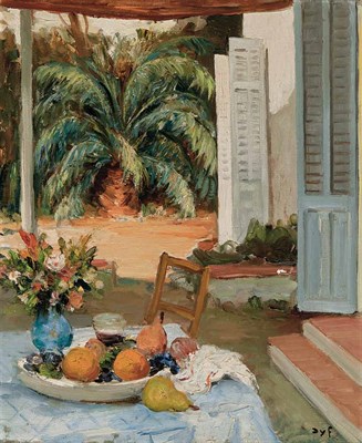 Lot 29 - Marcel Dyf French, 1899-1985 La terrasse de...