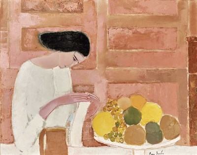 Lot 32 - Andre Brasilier French, b. 1929 Chantal au...