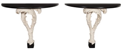 Lot 279 - Serge Roche French, 1898-1988 Pair of Consoles,...