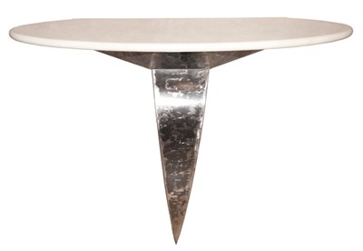 Lot 408 - Tom Penn Custom Steel and Marble Console...