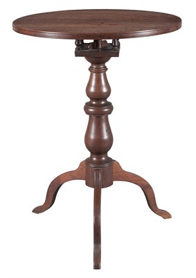 Lot 212 - Mahogany Tripod Stand 19th Century With a bird...