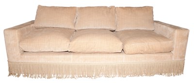 Lot 208 - Upholstered Loose Cushion Sofa Length 7 feet 1...