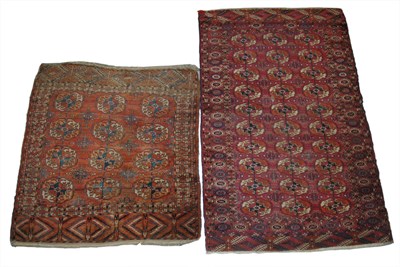 Lot 335 - Two Tekke Rugs West Turkestan, circa 1900...