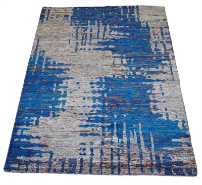 Lot 398 - Sari Silk Rug India, contemporary Contemporary...