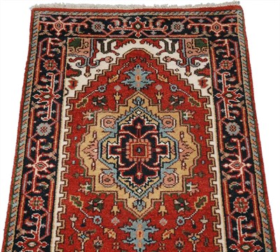 Lot 429 - Indo-Heriz Runner India, contemporary Six...