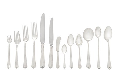 Lot 256 - Watson Sterling Silver Lotus Pattern Flatware...
