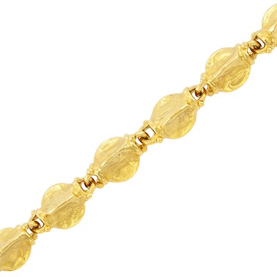 Lot 493 - High Karat Gold Bracelet, Denise Roberge