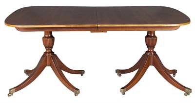 Lot 317 - George III Style Mahogany Double-Pedestal...
