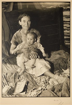 Lot 515 - BOURKE-WHITE, MARGARET Mother and Child, Happy...