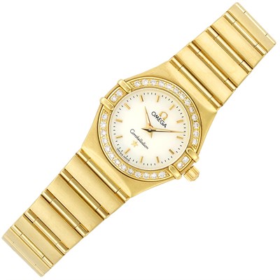 Lot 183 - Lady's Gold and Diamond 'Constellation' Wristwatch, Omega