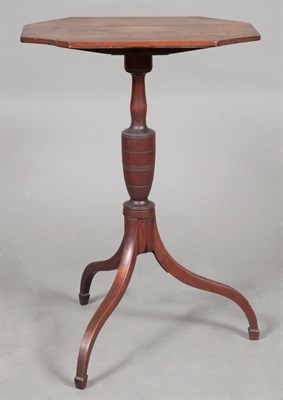 Lot 151 - Federal Inlaid Mahogany Tilt-Top Tripod Stand...