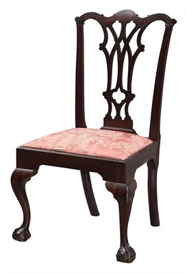 Lot 270 - Chippendale Mahogany Side Chair Philadelphia,...