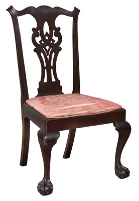 Lot 269 - Chippendale Mahogany Side Chair New York, last...