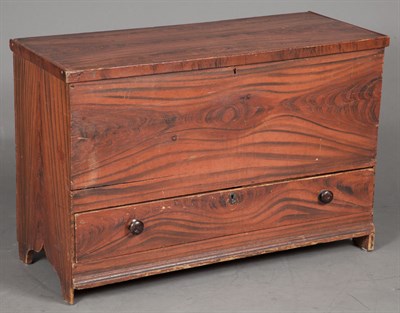 Lot 197 - Grain Painted Blanket Chest 19th Century With...