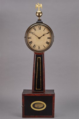 Lot 166 - Mahogany and Eglomise Banjo Clock 19th Century...