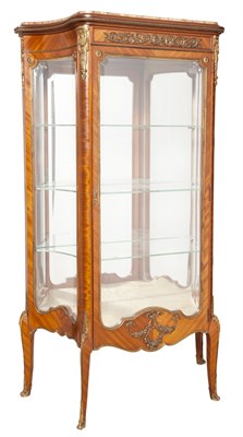 Lot 575 - Transitional Louis XV/XVI Style Marble Top...