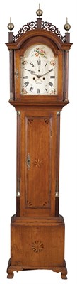 Lot 192 - Federal Inlaid Walnut Tall Case Clock New...
