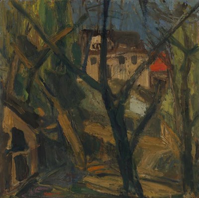 Lot 60 - Benjamin Kopman American, 1887-1965 Houses in...