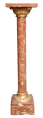 Lot 608 - Marble Pedestal Height 42 inches, 11 inches...