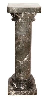 Lot 144 - Green Marble Columnar Pedestal Height 42 inches.
