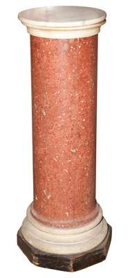 Lot 380 - Marble and Scagliola Pedestal Height 43 inches.