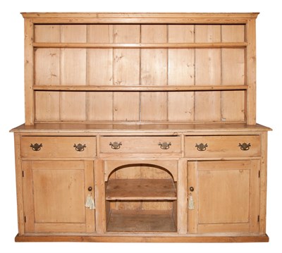 Lot 348 - Provincial Style Pine Dresser Height 6 feet 7...