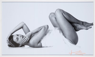 Lot 582 - STERN, BERT (1929-2013) Kate Moss wearing a...