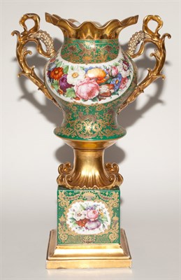Lot 352 - Jacob Petit Porcelain Urn 19th Century Height...