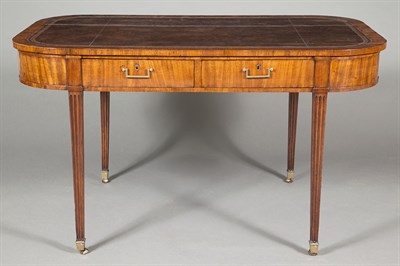 Lot 503 - George III Mahogany Library Table In the...