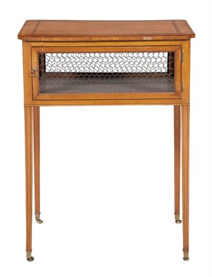 Lot 402 - George III Style Inlaid Satinwood Occasional...