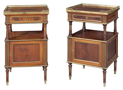 Lot 411 - Pair of Napoleon III Style Brass Mounted...
