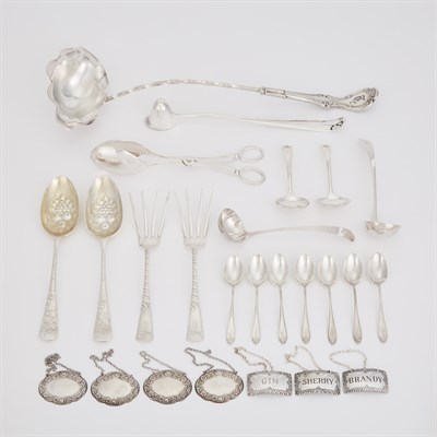 Lot 390 - Group of Sterling Silver and Silver-Plated...