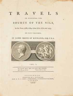 Lot 79 - [AFRICA] BRUCE, JAMES. Travels to Discover the...