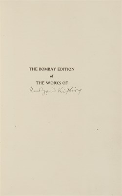 Lot 441 - KIPLING, RUDYARD Works. London: Macmillan,...