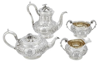 Lot 552 - George IV Sterling Silver Tea and Coffee...
