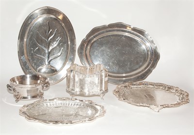 Lot 392 - Group of Six Silver Plated Table Articles...