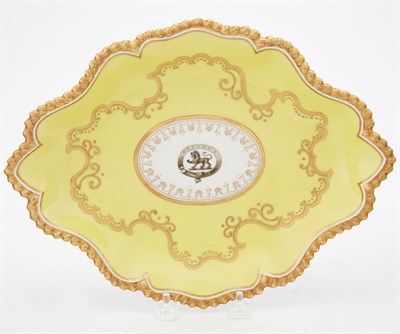 Lot 500 - Flight, Barr & Barr Porcelain Yellow Ground...