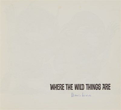 Lot 468 - SENDAK, MAURICE Where the Wild Things Are....