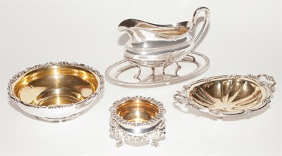 Lot 497 - Group of Four Russian Silver Table Articles...