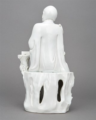 Lot 133 - Chinese Blanc de Chine Figure of a Seated...