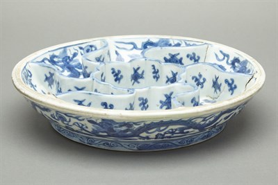 Lot 55 - Chinese Blue and White Glazed Porcelain...