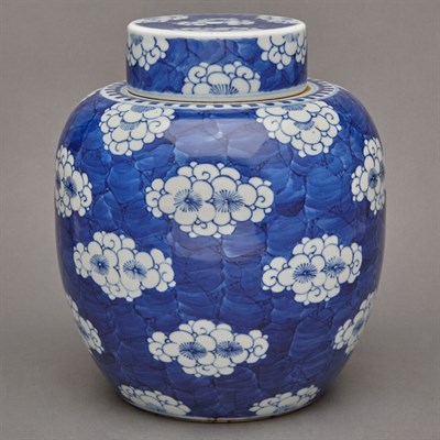 Lot 102 - Chinese Blue and White Glazed Porcelain...