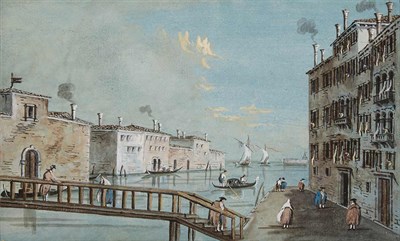 Lot 127 - Giacomo Guardi Italian, 1764-1835 The Island...