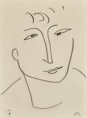 Lot 65 - Henri Matisse French, 1869-1954 Head of a...