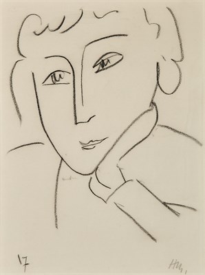 Lot 64 - Henri Matisse French, 1869-1954 Head of a...