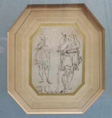 Lot 83 - Attributed to Giulio Campi Two Studies of a...
