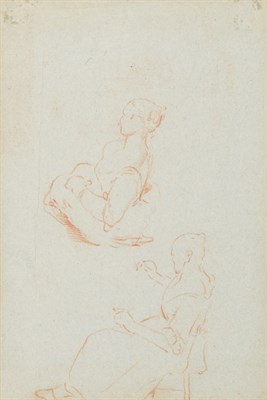 Lot 100 - Attributed to Pietro Longhi Study of Two Women...